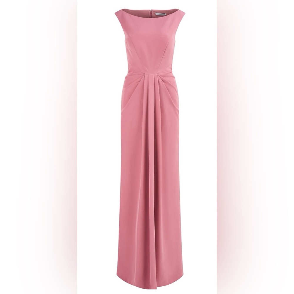 NWT Kay Unger Sansa Bateau Gown in Heather Rose — Size 4